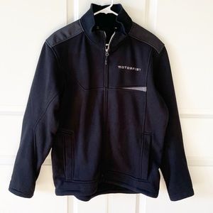 Motorfist Rogue Black Fleece Jacket Size Medium